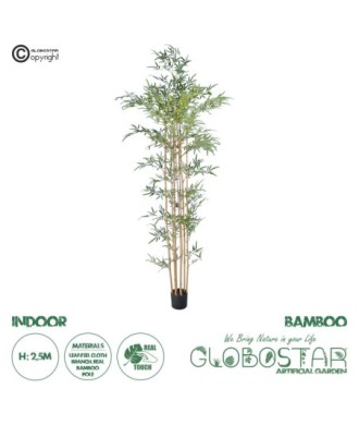 GloboStar® Artificial Garden BAMBOO 20037 Τεχνητό Διακοσμητικό Φυτό Μπαμπού Υ250cm